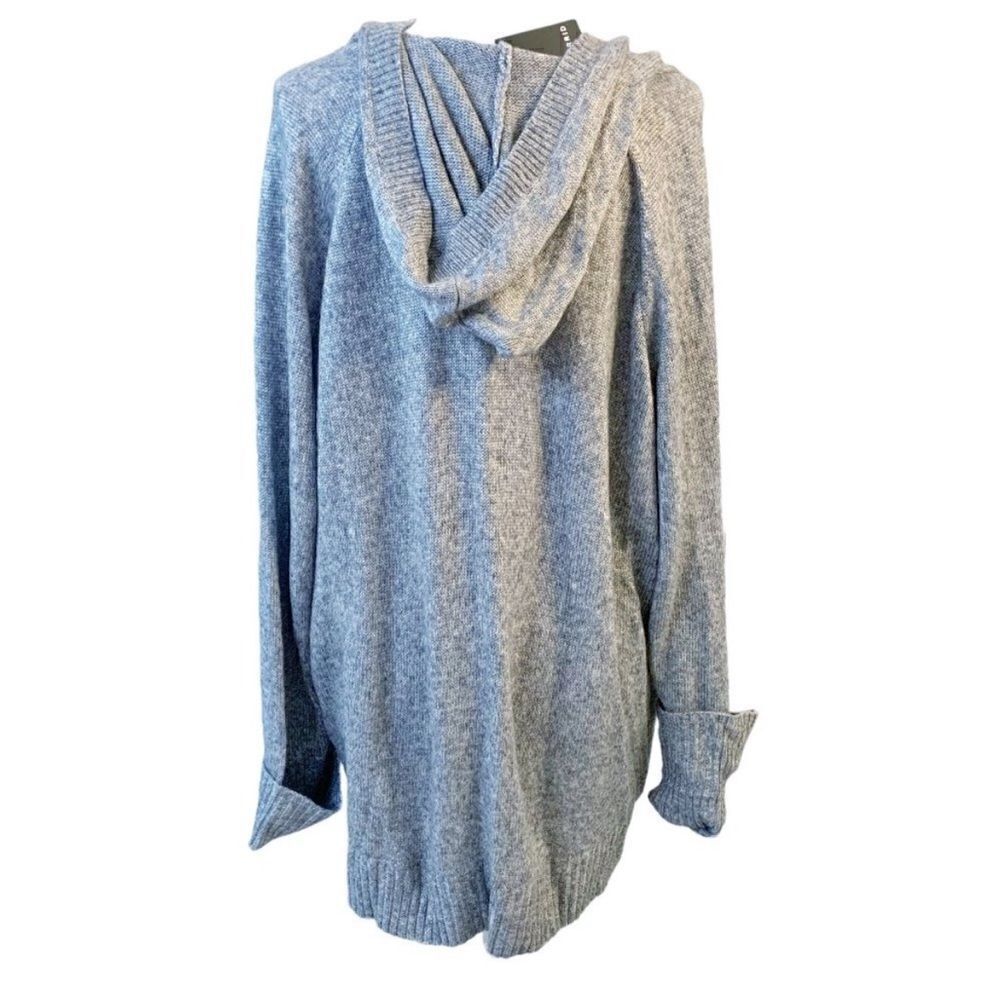 TORRID Chunky Pullover Hooded Camo Heart Raglan Sweater - Picture 6 of 13